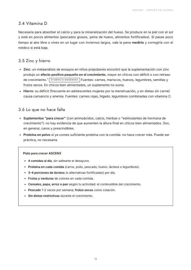 Página interior: análisis con veredicto.