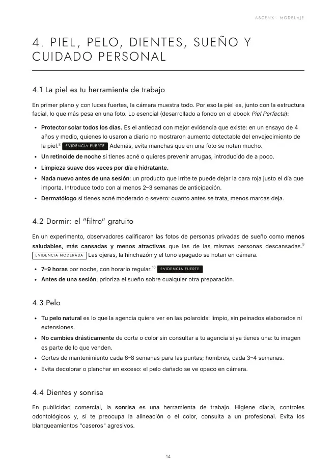 Página interior: análisis con veredicto.