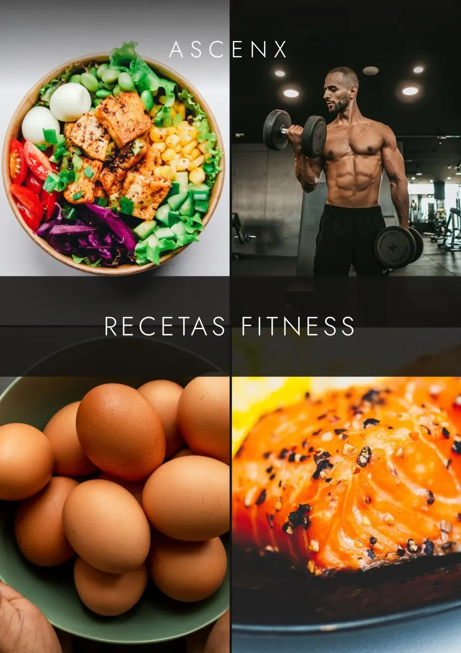 Tapa del ebook Recetas Fitness.
